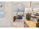 Spacious entryway offering views into the living area and backyard at 9607 Sea Turtle Ter # 101, Bradenton, FL 34212