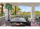 Enjoy dining alfresco on this screened lanai at 9607 Sea Turtle Ter # 101, Bradenton, FL 34212