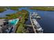 Full-service marina with numerous boat slips at 9607 Sea Turtle Ter # 101, Bradenton, FL 34212