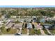 Aerial view showcasing the home's setting within a residential area at 1040 Hope St, Venice, FL 34285
