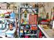 Storage area with shelving and various supplies at 1100 Capri Isles Blvd # 212, Venice, FL 34292