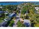 Aerial view of the home and surrounding neighborhood at 113 Colonia W Ln, Nokomis, FL 34275