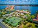 Aerial view of Toscana Isles, showcasing resort-style amenities at 125 Soliera St, Nokomis, FL 34275