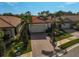 Aerial view of a single-story home in a community with similar houses at 125 Soliera St, Nokomis, FL 34275