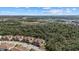 Wide aerial view of townhome community near conservation and other homes at 12530 Ghiberti Cir # 102, Venice, FL 34293