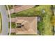 Bird's eye view of house, landscaping, and neighborhood at 12837 Oriago St, Venice, FL 34293