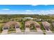 Aerial view of homes with attractive landscaping at 12837 Oriago St, Venice, FL 34293