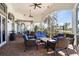 Inviting patio area with comfortable seating, perfect for enjoying the outdoors and socializing with neighbors at 12837 Oriago St, Venice, FL 34293