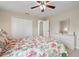Bedroom with full-size bed, and ceiling fan at 13156 Dodds Ct, Port Charlotte, FL 33953