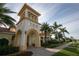 Spanish-style community clubhouse with a welcoming entrance at 13253 Ipolita St, Venice, FL 34293