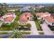 Bird's eye view of a single Gathering home in a residential community at 1720 Grande Park Dr, Englewood, FL 34223