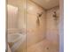 Large walk-in shower with dual shower heads at 1720 Grande Park Dr, Englewood, FL 34223