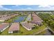 Community overview featuring various homes and a pond at 187 Nolen Dr, Venice, FL 34292