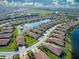 Aerial view of home and community, showing location and surrounding houses at 20272 Tesoro Dr, Venice, FL 34293