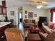 Spacious living room with a sofa and loveseat at 223 Roma Rd, Venice, FL 34285