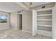 Bedroom closet with built in shelving at 370 Waltham St, Port Charlotte, FL 33952