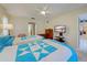 Guest bedroom with two twin beds and a TV at 419 Ramblewood St, Port Charlotte, FL 33953