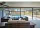 Enjoy the view from this covered patio by the pool at 419 Ramblewood St, Port Charlotte, FL 33953