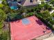 Well-maintained outdoor basketball court with seating nearby at 5930 Anise Dr, Sarasota, FL 34238