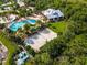 Sand volleyball court and pool area at 5930 Anise Dr, Sarasota, FL 34238