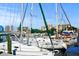 Sailboats and yachts in a marina setting at 5930 Anise Dr, Sarasota, FL 34238