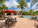 Patio furniture near the community pool at 5930 Anise Dr, Sarasota, FL 34238
