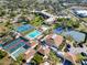 Complex with pool, tennis, pickleball, and clubhouse at 612 Bird Bay S Dr # 309, Venice, FL 34285