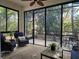 Relaxing Florida room with comfy seating and view of backyard at 624 Silk Oak Dr, Venice, FL 34293
