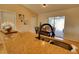 Kitchen with granite countertop and breakfast bar overlooking dining area at 7148 Totem Ave, North Port, FL 34291