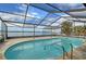 Refreshing screened pool with water access at 716 Sarabay Rd, Osprey, FL 34229