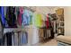 Large walk-in closet with ample shelving and hanging space at 1009 Harbor Town Dr, Venice, FL 34292