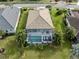 Bird's-eye view of single Gathering home with pool at 12198 Wakulla Pl, Venice, FL 34293
