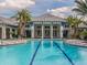 Inviting pool with a view of the clubhouse at 12198 Wakulla Pl, Venice, FL 34293