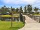 Wooden footbridge leading to Lookout Point Island at 12198 Wakulla Pl, Venice, FL 34293