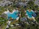 Community pool with lap lanes and leisure areas at 12198 Wakulla Pl, Venice, FL 34293