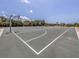 Outdoor basketball court with lines and hoops at 1300 Indus Rd, Venice, FL 34293