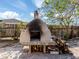 Outdoor brick oven perfect for pizza-making at 1300 Indus Rd, Venice, FL 34293