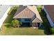 Aerial view of house and backyard at 13164 Rinella St, Venice, FL 34293