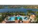 Resort-style pool and surrounding area at 13164 Rinella St, Venice, FL 34293