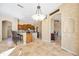 Living area with fireplace and access to the backyard at 1348 Reserve Dr, Venice, FL 34285
