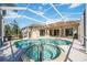 Spacious pool and spa with screened enclosure at 1348 Reserve Dr, Venice, FL 34285