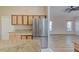 Kitchen with stainless steel appliances and granite countertops at 1558 Belfry Dr, Venice, FL 34292