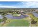 Aerial view of St Andrews East community and golf course at 1647 Lancashire Dr # 1647, Venice, FL 34293
