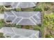 Overhead view of a single-Gathering home and backyard at 1647 Lancashire Dr # 1647, Venice, FL 34293
