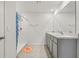 Clean bathroom with double vanity and shower/tub combo at 16766 Carlton Pond St, Wimauma, FL 33598