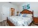 Spacious Primary bedroom with ensuite bathroom access at 201 Auburn Woods Cir, Venice, FL 34292