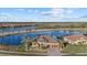 Property view showcasing lakefront location at 20450 Passagio Dr, Venice, FL 34293