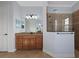 Bathroom with granite countertop and large vanity at 20450 Passagio Dr, Venice, FL 34293
