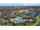 Large community pool and tennis courts with playground nearby at 20450 Passagio Dr, Venice, FL 34293