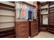 Large walk-in closet with ample shelving and hanging space at 20450 Passagio Dr, Venice, FL 34293